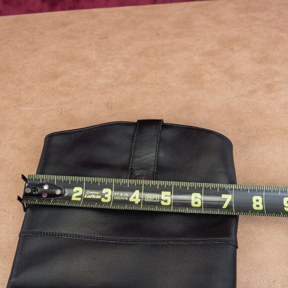 Sam Edelman Wmn Drina Black Leather Fashion Equestrian Riding Knee Boots sz 6.5 - Picture 8 of 10